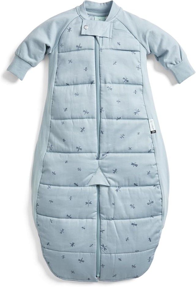 ERGOPOUCH 3.5 TOG 2-in-1 Convertible Sleep Bag, Size 8-24M, Dragonflies Pri