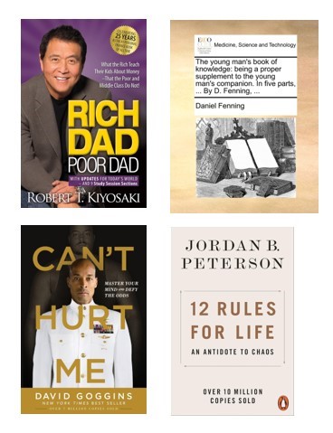 4 x ASSORTED Books Self Improvement Paper Back Books; Incl. Rich Dad Poor D