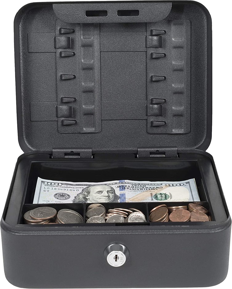 2 X ROYAL SOVEREIGN Money Handling Security Box/Cash Box.