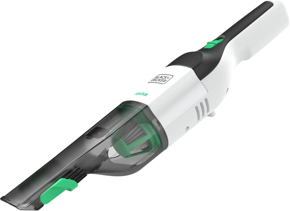 BLACK + DECKER Reviva 7.2V Lithium-Ion Hand Vacuum. NB: Minor use.