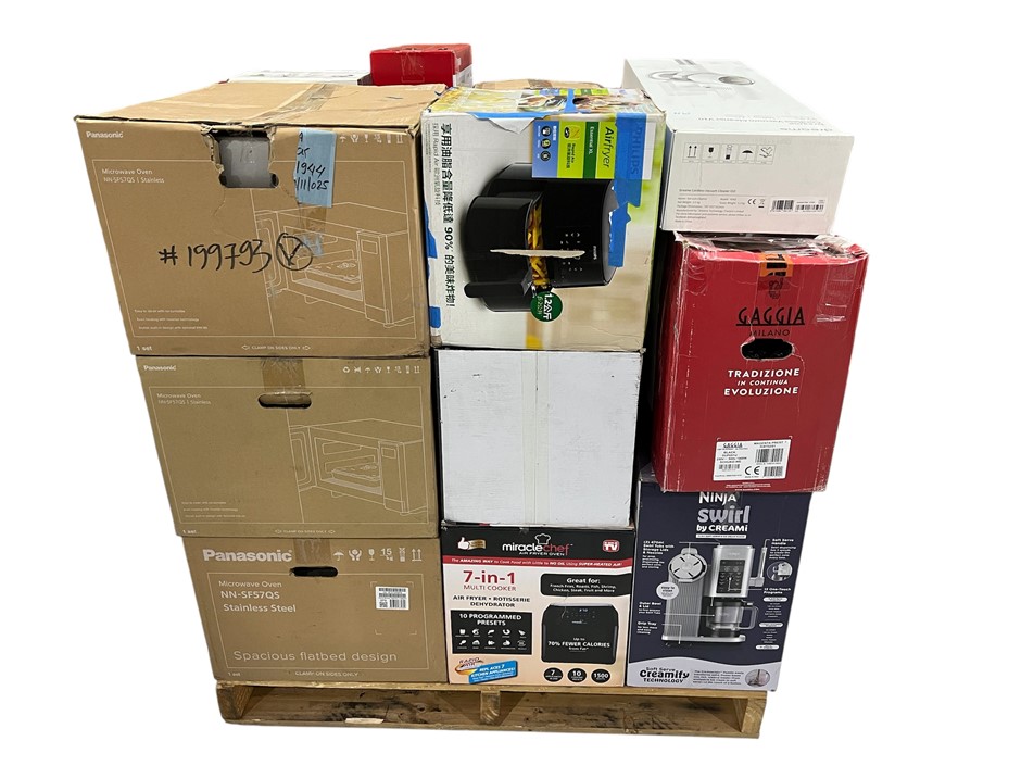25 x Returned Assorted Kitchen and Home Appliances, comprising:
<li> Total
