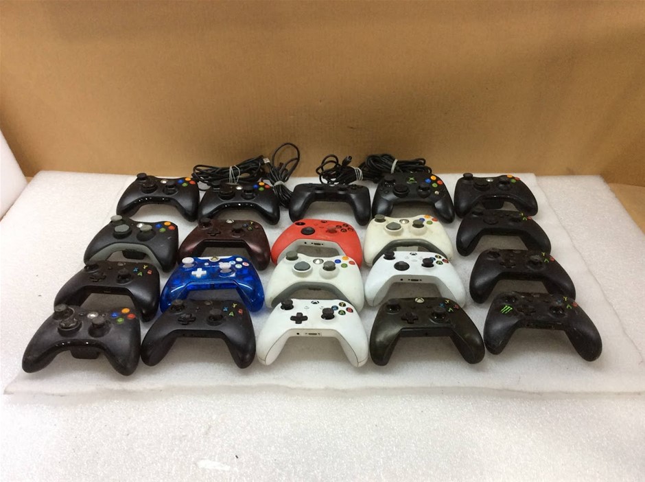 Mixed Brands Game Controllers (Lot of 20)
