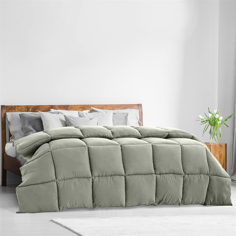 ROYAL COMFORT Quilt Duvet Blanket 800GSM Bamboo Blend Ultra Warm Durable Lu
