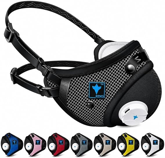 RZ Mask RZM3 - Patented Dust Mask w/ 99.9% Carbon Filtration, Anti Fogging,