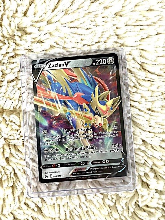 2023 Pokémon Zacian V 095/159 Crown Zenith