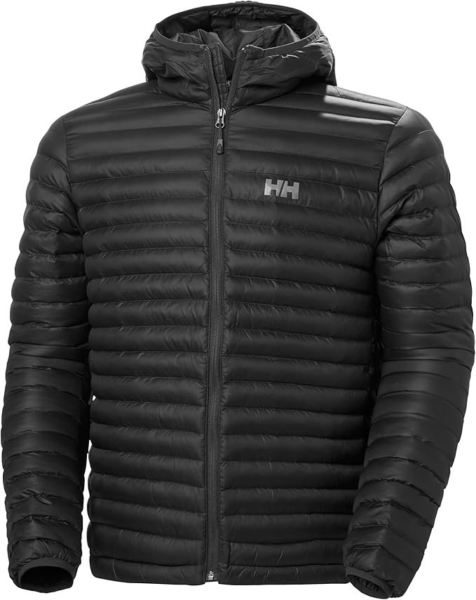 HELLY HANSEN Men's Sirdal Hooded Insulator Jacket, Large, Black (990), 6298