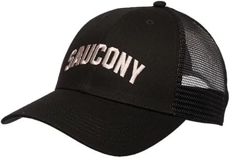 SAUCONY Trucker Hat for Men, Black Graphic, One Size, SAU900023. Buyers No
