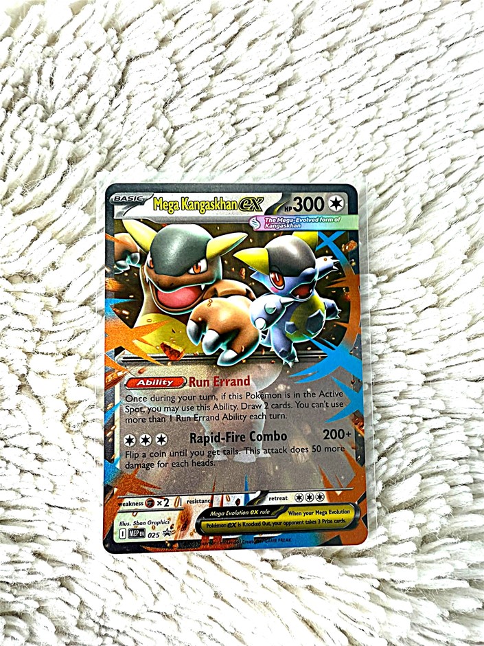 0014-2584236 · Mega Kangaskhan Card Parent Child Duo Action Artwork PokemonCollectorCard