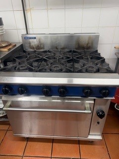 No Reserve Moffat Blue Seal 6 Burner Oven