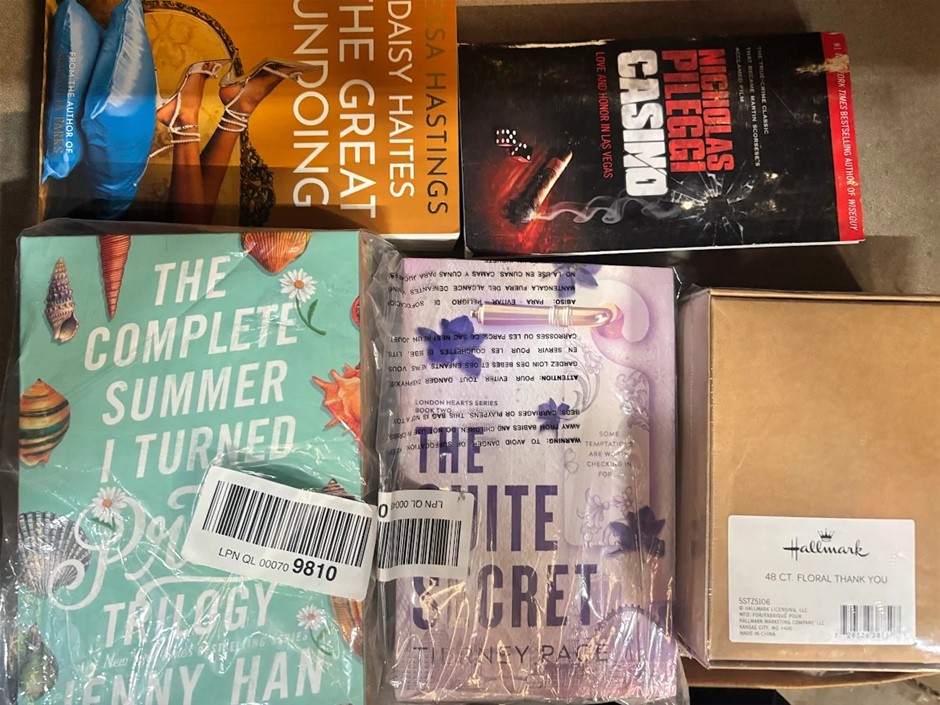 BUNDLE of Assorted Books and stationaries, Thank you card, The Complete Sum