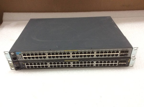 HP J9772A 2530-48G PoE+&aruba J9772A 2530-48G PoE+ Switch (Lot of 2)