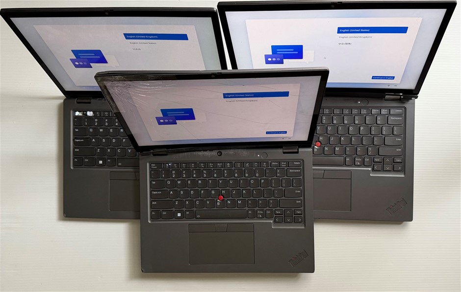 Lenovo ThinkPad L13 2-in-1 Gen 5 Laptops - For Parts (Lot of 3)
