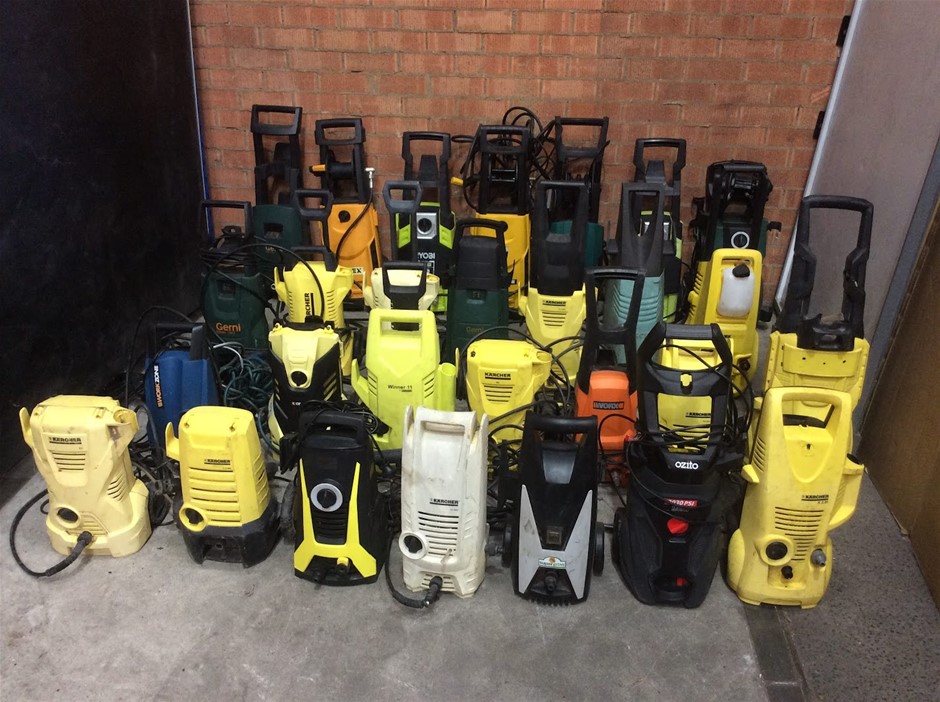 Karcher, Gerni, Ryobi, Worx And Ozito Pressure Washers