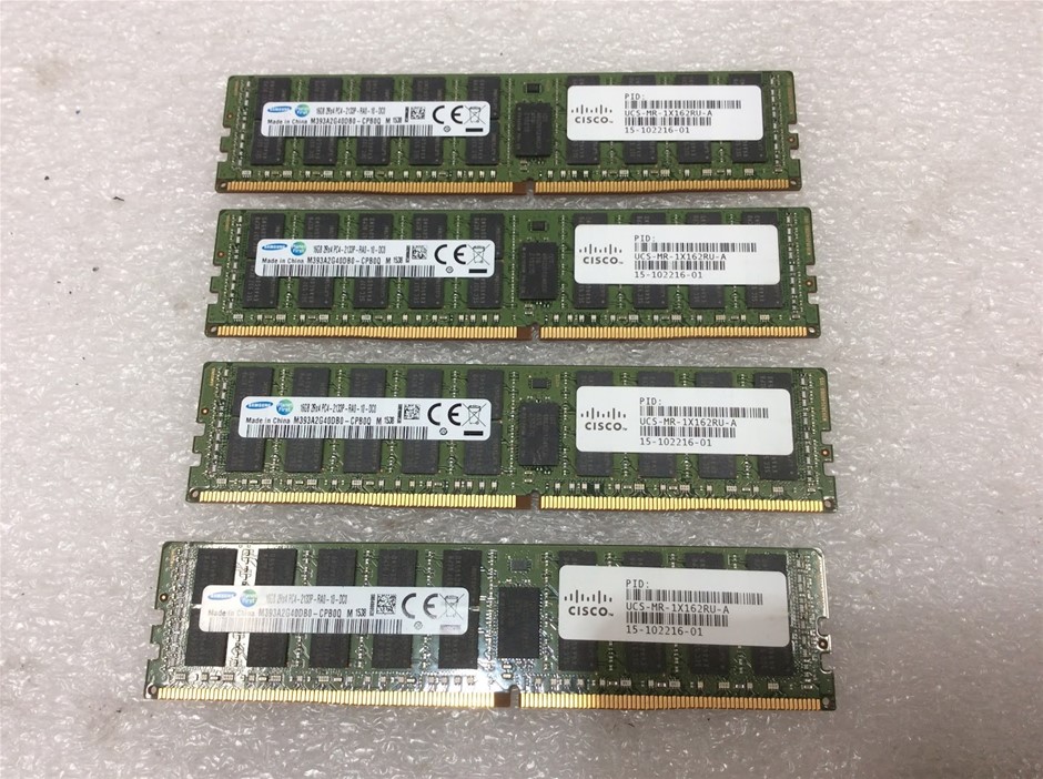Samsung M393A2G40DB0-CPB0Q 16GB Memory (Lot of 4)