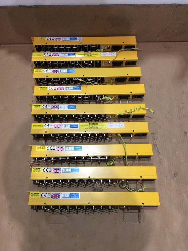Olson Mixed Model Power Distribution Units (Lot of 9)