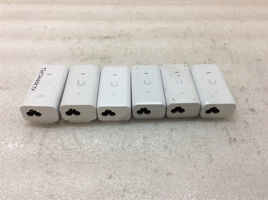 Ubiquiti Mix Model Switching Gigabit Power Supply (Lot of 6)
