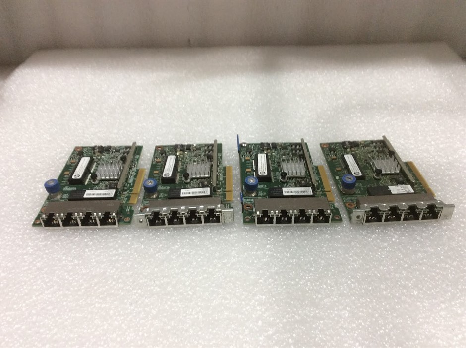 HP 331FLR Ethernet 1GB 4-Port Adapter (Lot of 4)