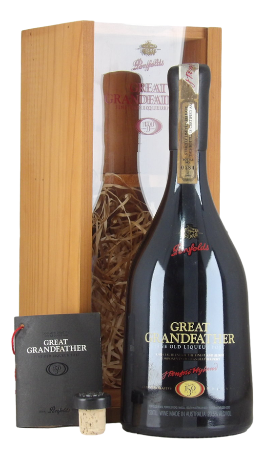 Penfolds `Great Grandfather` Rare Tawny NV (1 x 750mL), SE AUS.