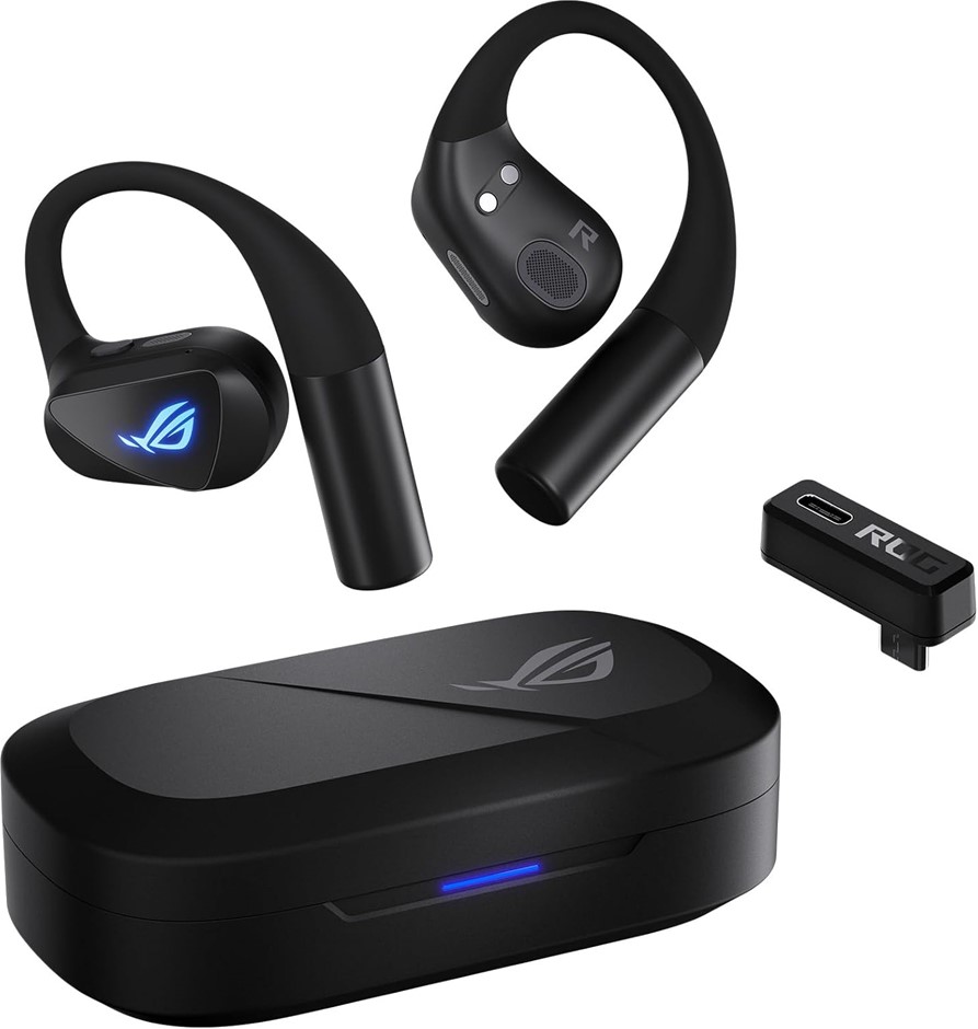 ASUS ROG Cetra Open Wireless Gaming Earbuds (2.4GHz & BT, ROG SpeedNova, 14