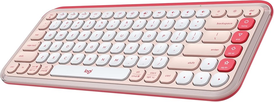 LOGITECH POP ICON Keys Wireless Bluetooth Keyboard, Comfortable Typing, Pro
