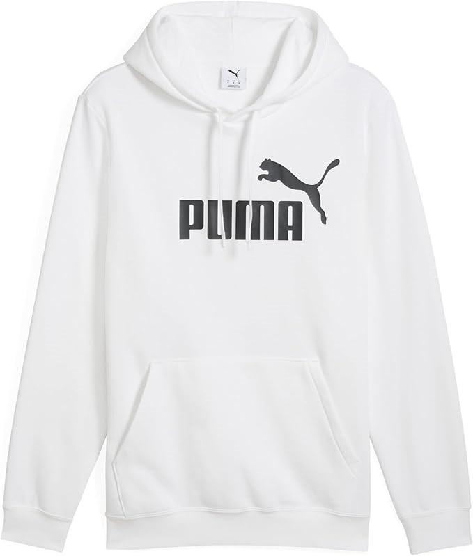 Puma ESS No. 1 Logo Hoodie FL Men's Hoodie, White XXL
