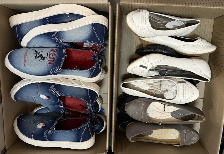 10-Pair Shoe Bundle- Mixed collection of stylish flats and casual slip-on s