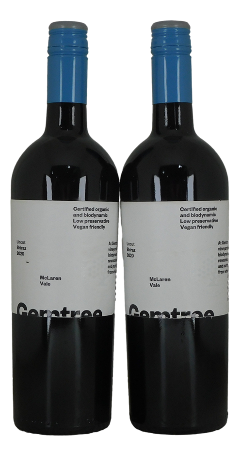 Gemtree Uncut Shiraz 2020 (2x 750mL), McLaren Vale.