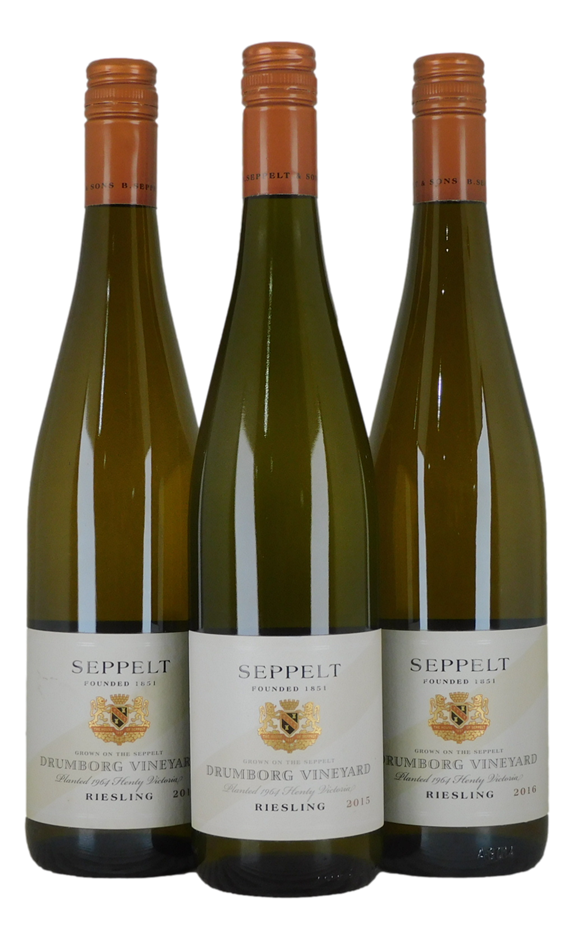 Seppelt Drumborg Riesling 15/16 (3x 750mL). VIC.