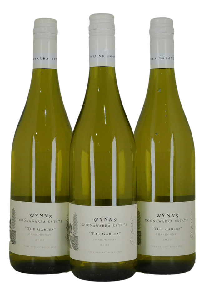 Wynns The Gables Chardonnay 2023 (3x 750mL), Coonawarra.