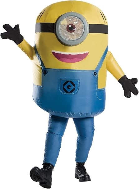 RUBIE'S Minions Inflatable Costume for Adults - Despicable Me 4. NB: Broken