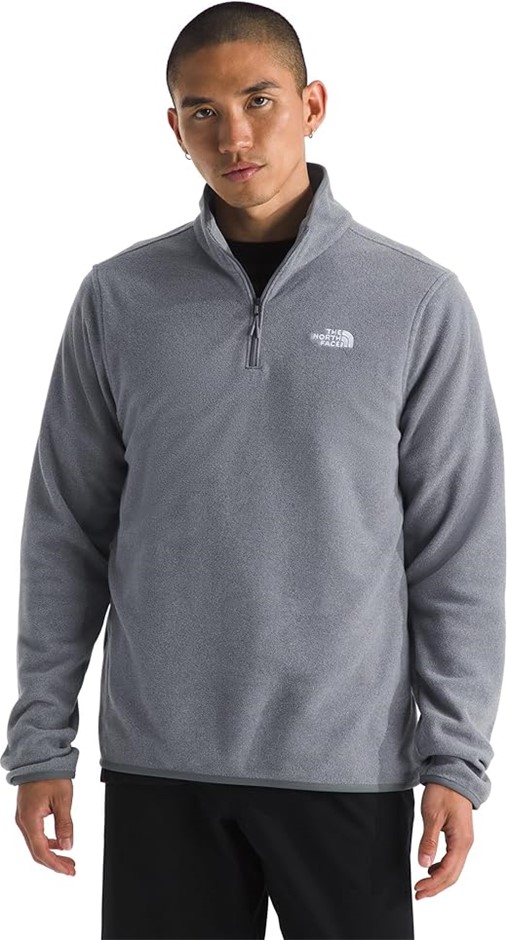 The North Face Mens Glacier Fleece Quarter Zip Jacket | Pullover With Zippe