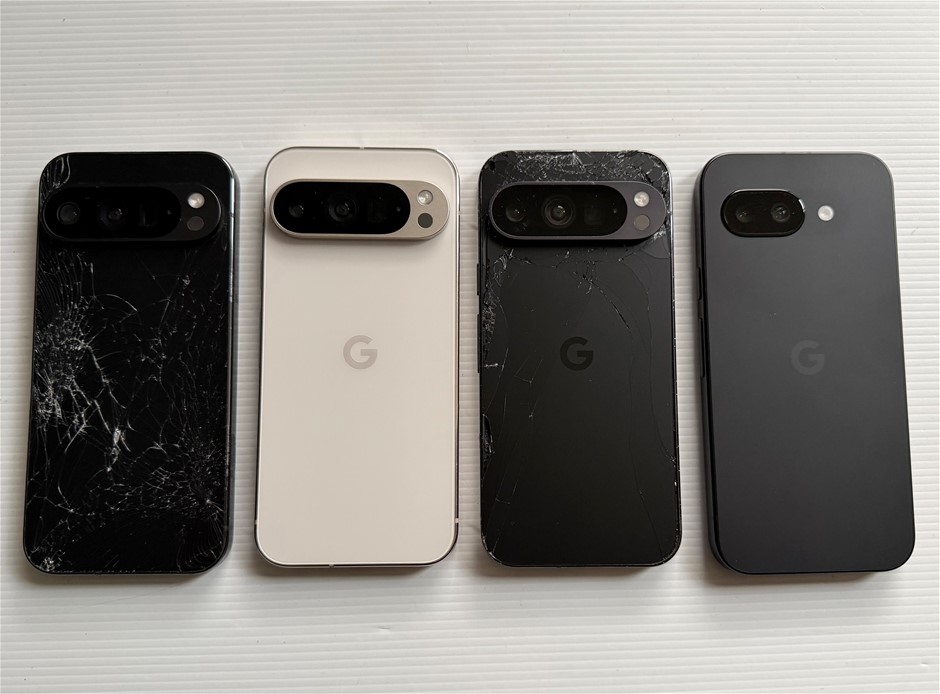 Google Pixel 9 Pro 256Gb / 9a 128Gb - For Parts (Lot of 4)