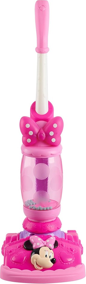 DISNEY Junior Minnie Mouse Twinkle Bows Play Vacuum with Lights and Realist