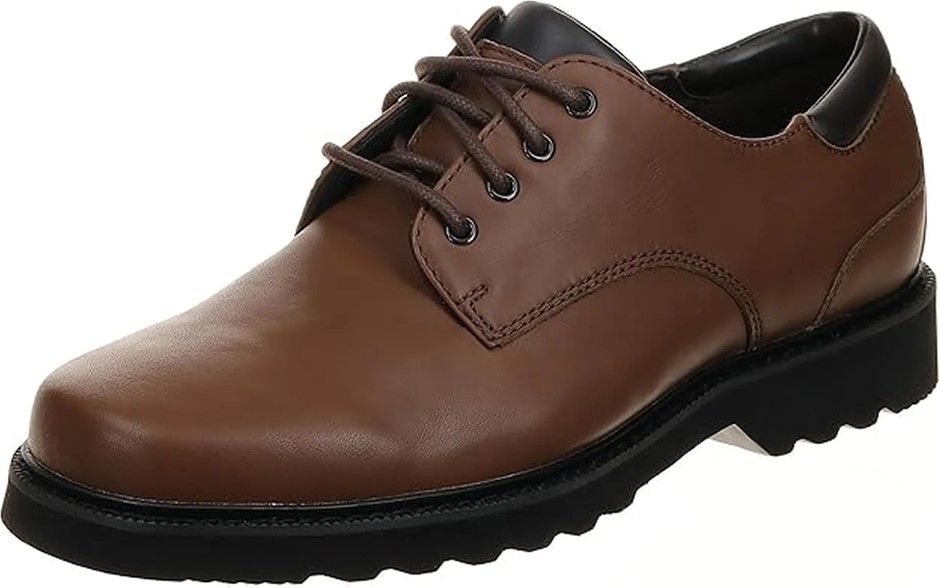 ROCKPORT Men's Northfield Oxford Shoes, US6/EU38.5, Dark Brown, K70012. Bu
