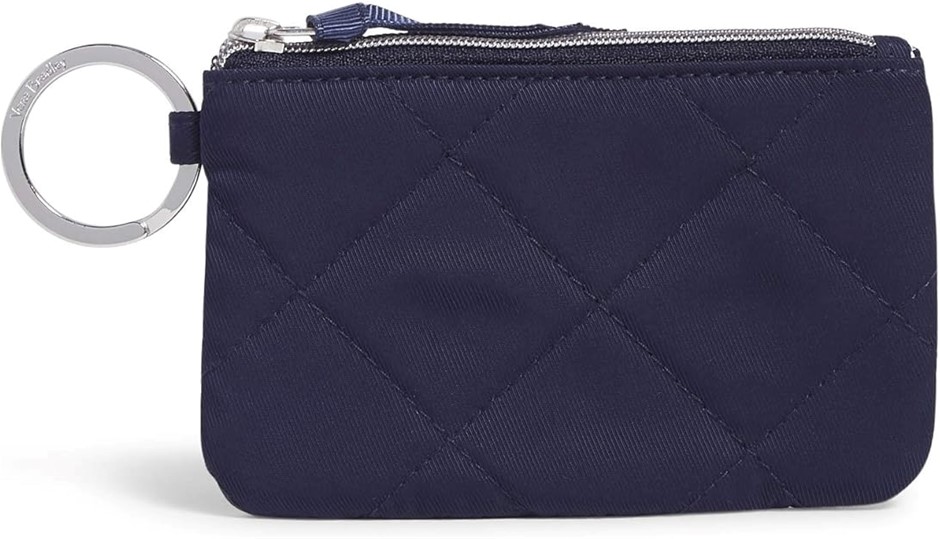 VERA BRADLEY Iconic Zip ID Case/Card Wallet. Made From Performance Twill. C