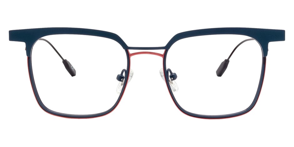 LUMINEYE Glasses Frames, 47-18-145, Metal Grey/Metal Red (C3), LU00068-C3.