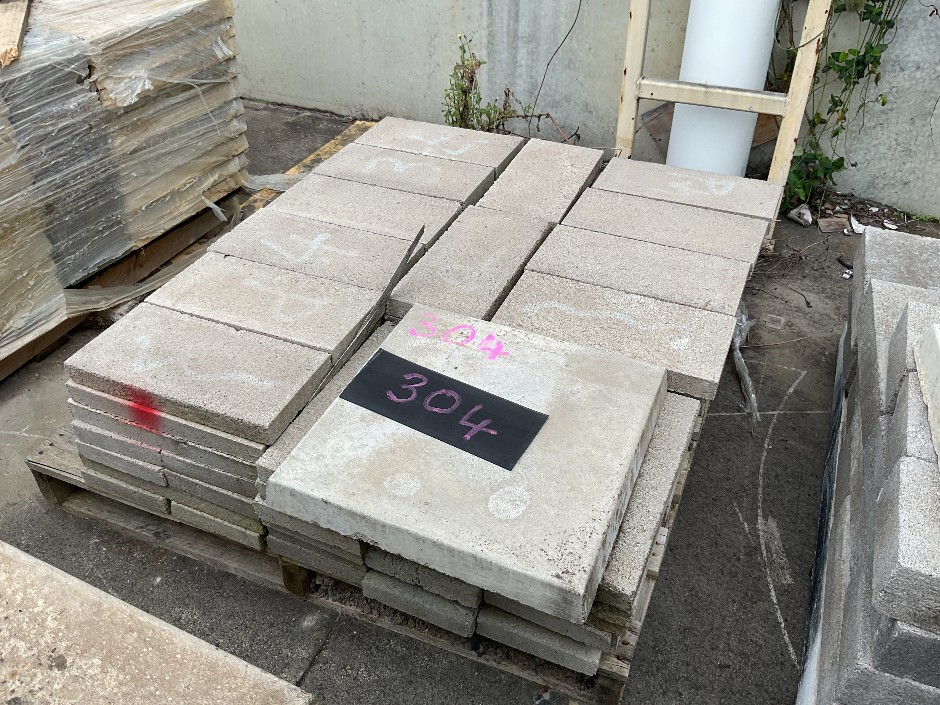 Pallet of Assorted Concrete Pavers