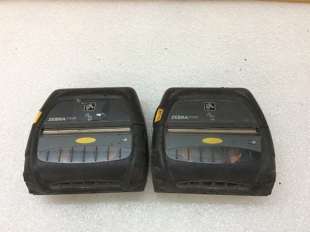 Zebra ZQ520 Mobile Thermal Printer (Lot of 2)