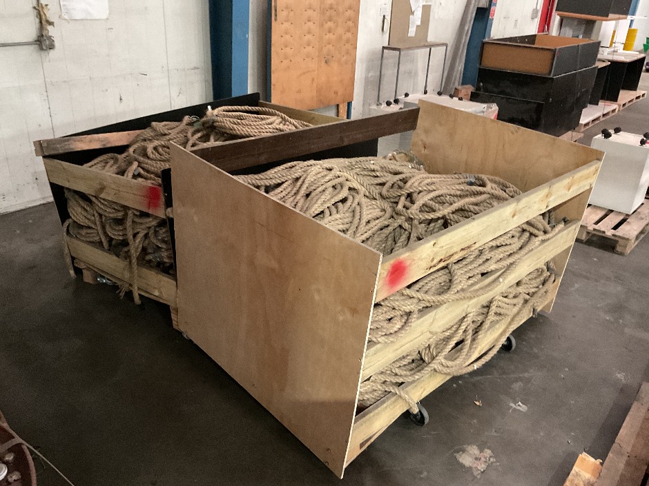 2x Crates Comprising Large Qty Of Rope