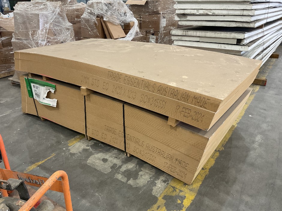 Quantity of 3mm MDF Floor Panels