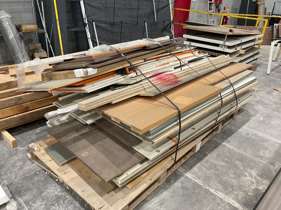 Pallet of Assorted Timber Laminate MDF & Chipboards