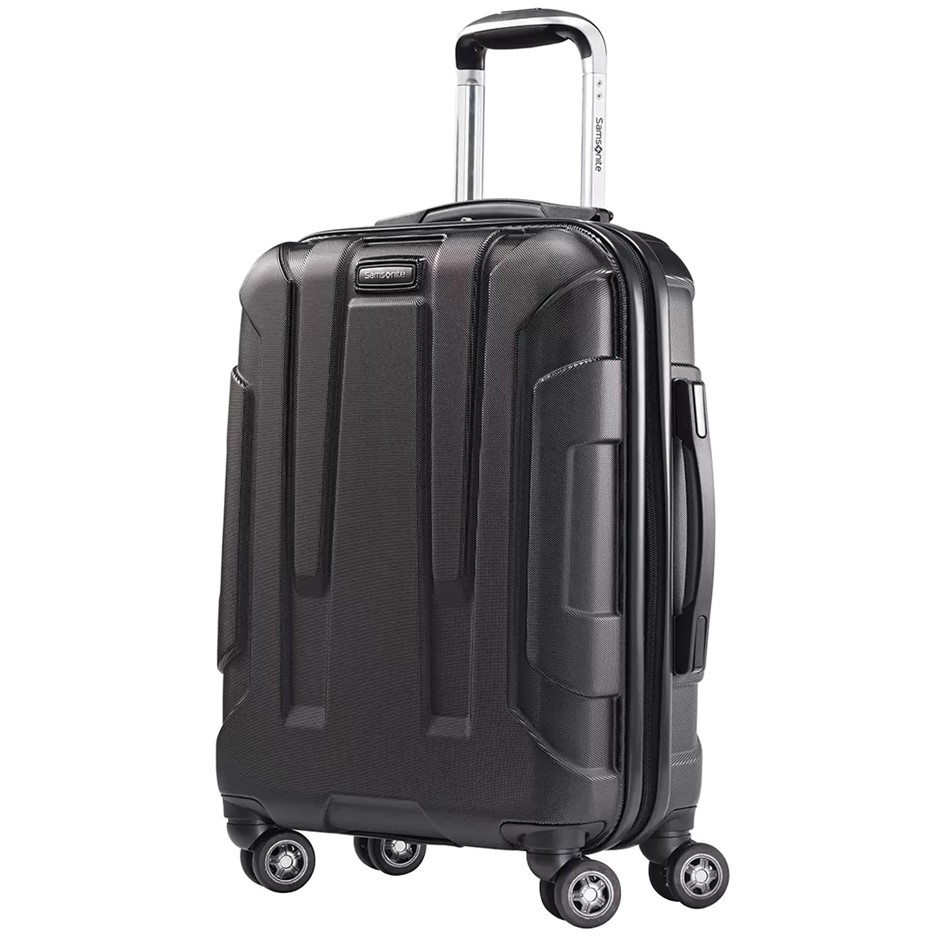 SAMSONITE Jaws Hardside Luggage Case With TSA Lock, 71cm, Black. NB: Has be