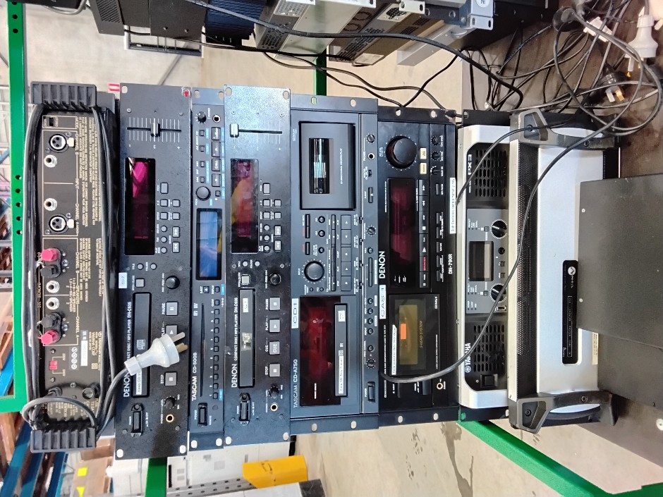Various sound and IT equipment