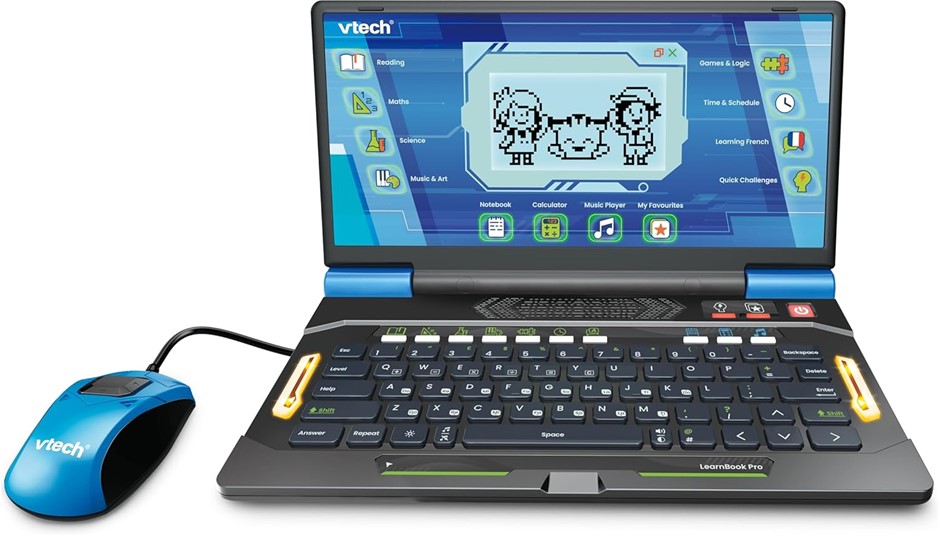 VTech LearnBook Pro Laptop Blue. NB: Minor Use, Not In Original Box.