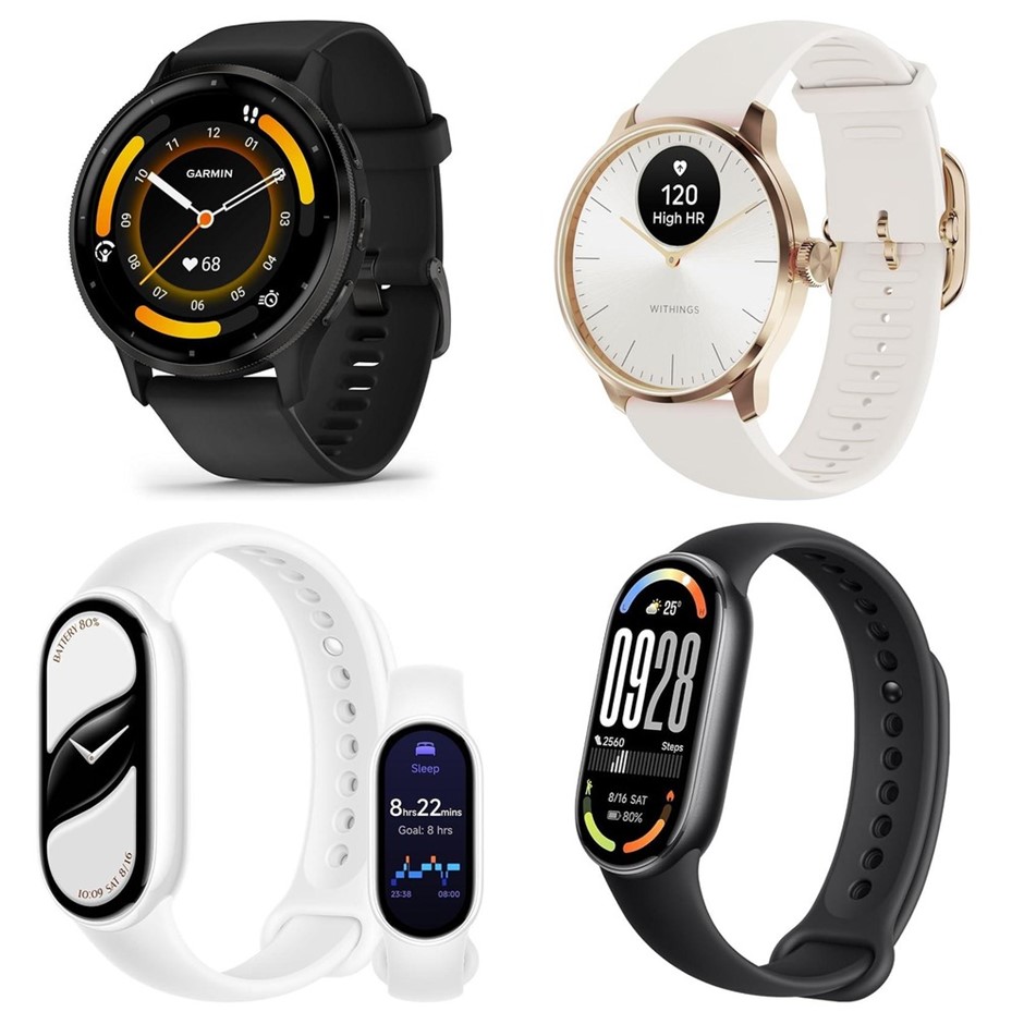 4 x Smart Watches. 1 x GARMIN Venu 3 GPS Fitness Smartwatch. 1 x WITHINGS S