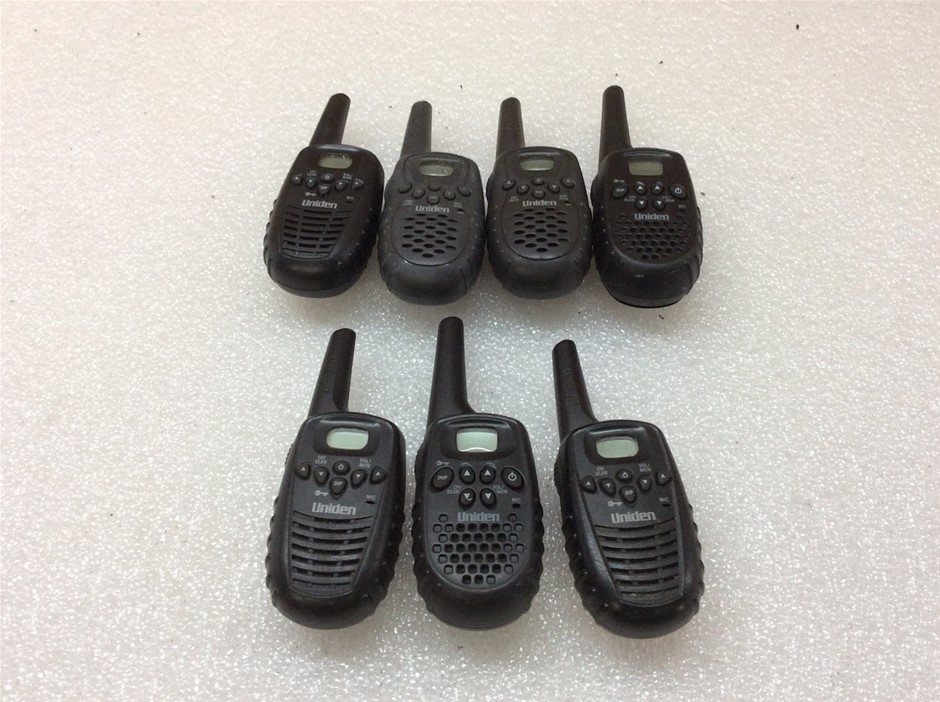 Uniden UH036SX-NB Two-Way Radio (Lot of 7)
