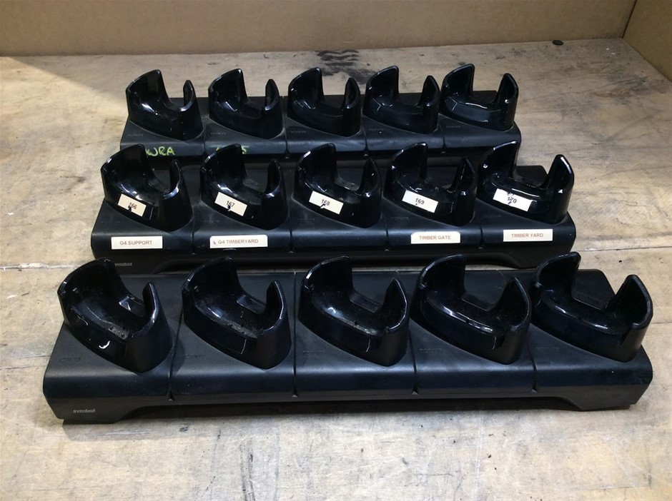0010-2584514 · Symbol CRD-TC7X-SE5C1 Five-Slot Charging Cradles (Lot of 3)