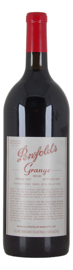 Penfolds Bin 95 Grange 1998 (1x 750mL) SA.