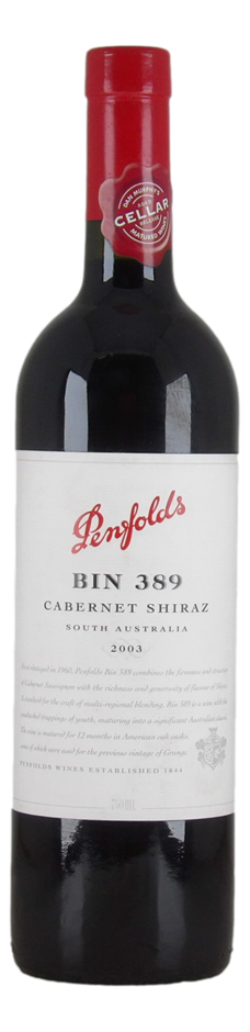 Penfolds Bin 389 Cabernet Shiraz 2003 (1x 750mL) SA.