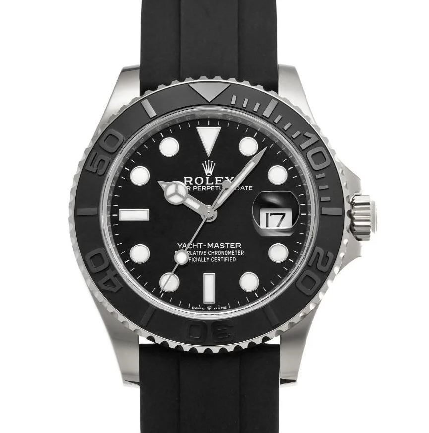 ROLEX YACHT-MASTER 42 42MM 18K WHITE GOLD 226659 AUTOMATIC BXP & COA
